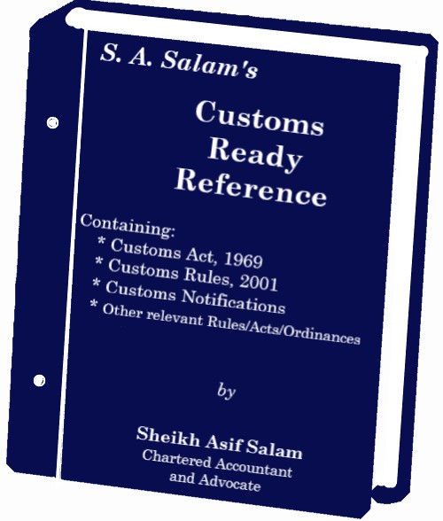 Customs Ready Reference (Act and Rules)   e-Book subs. till Dec.-26 Rs.3,500/-