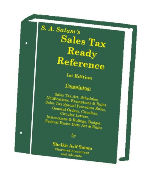 Sales Tax Ready Reference (Act 1990 with Rules etc.) e-Book subs. till June.-27 Rs.3,500/-