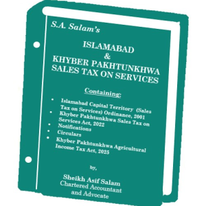 KPK & Islamabad Sales Tax on Services